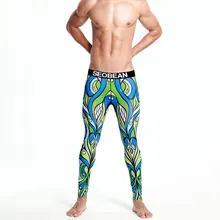 Мужские спортивные штаны с принтом, спортивные эластичные Компрессионные Леггинсы, колготки для бега, фитнеса, спортзала, спортивные брюки, спортивная одежда