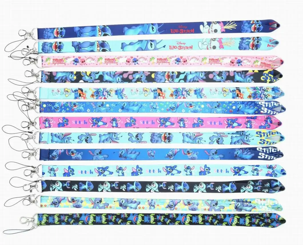 Оптовая продажа мультяшный Стич телефон с ремешком на шею картой для ID-Карты |