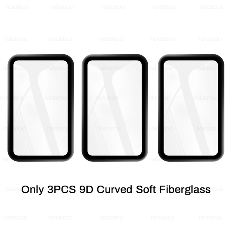 1-3PCS 9D Curved Soft Protective Glass For Maimo Smart Watch 1.69" HD Explosion-proof Screen Protector Film Smart Accessories 
