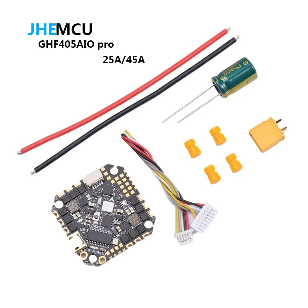 Контроллер полета JHEMCU GHF405AIO PRO бесщеточный контроллер FC BEC для зубочисток