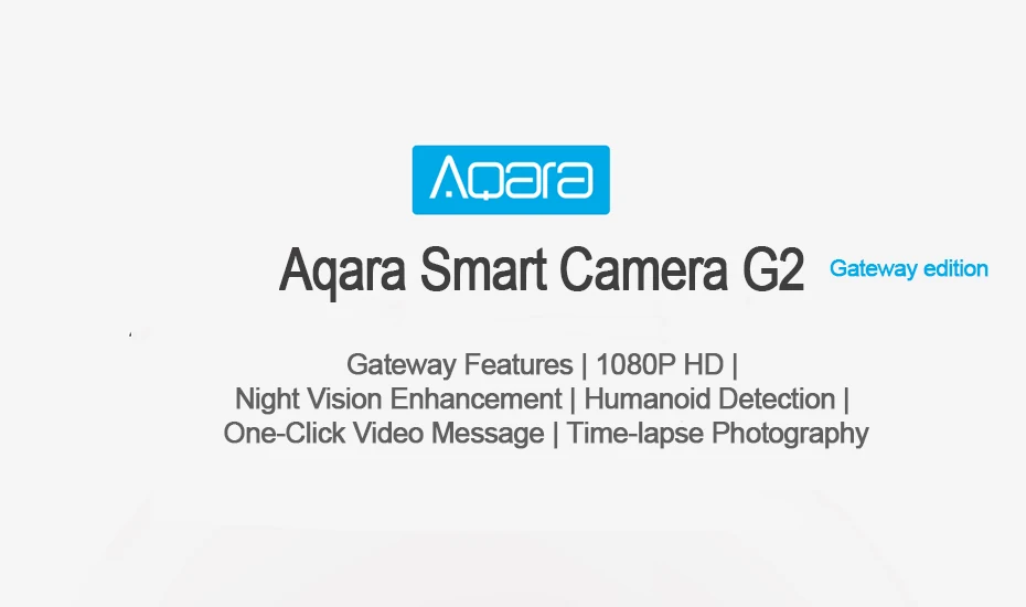 Aqara 1080P умная IP камера G2 hub Gateways Edition Zigbee связь IP Wifi беспроводная камера безопасности облачный дом