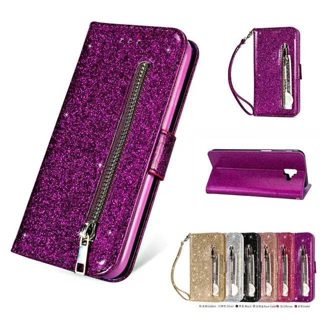 $US $7.08 Bling Wallet for Coque Samsung Note 10 Plus Case S10Plus Samsung A50 Case Flip for Samsung Galaxy A