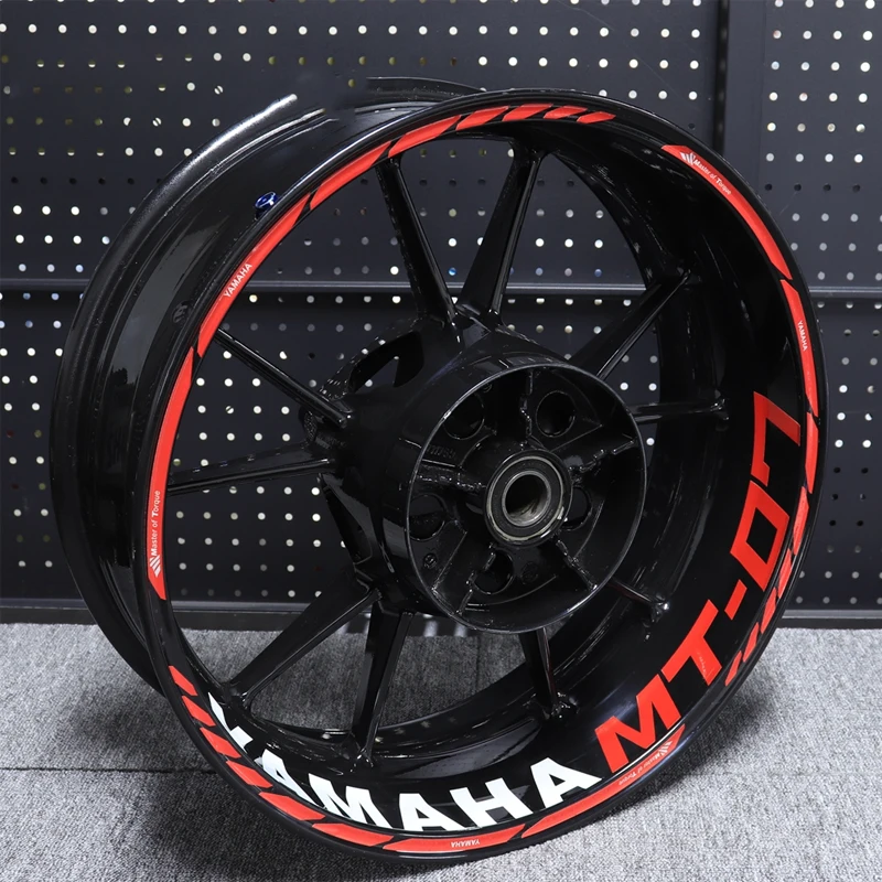 Наклейка для мотоцикла Yamaha Mt03 Mt07 Mt09 Mt10 водостойкая 17 дюймов стикер на ступицу