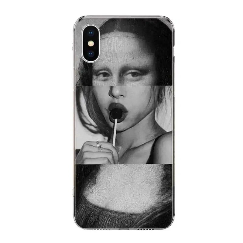 Monalisa Confira Mais Collage чехол для телефона для iPhone 11 Pro 7 6X8 6S Plus XS MAX+ XR 5S SE 10 Ten Art TPU Coque Capa She