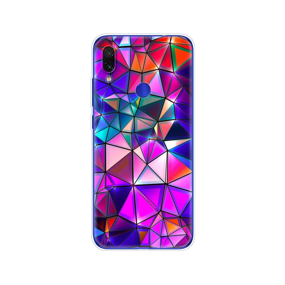 For xiaomi Redmi Note 7 Case Silicone Painting Soft TPU For xiaomi Redmi Note 7 Case 6.3 inch Fundas Coque Redmi NOTE 7 PRO Case cases for xiaomi blue Cases For Xiaomi