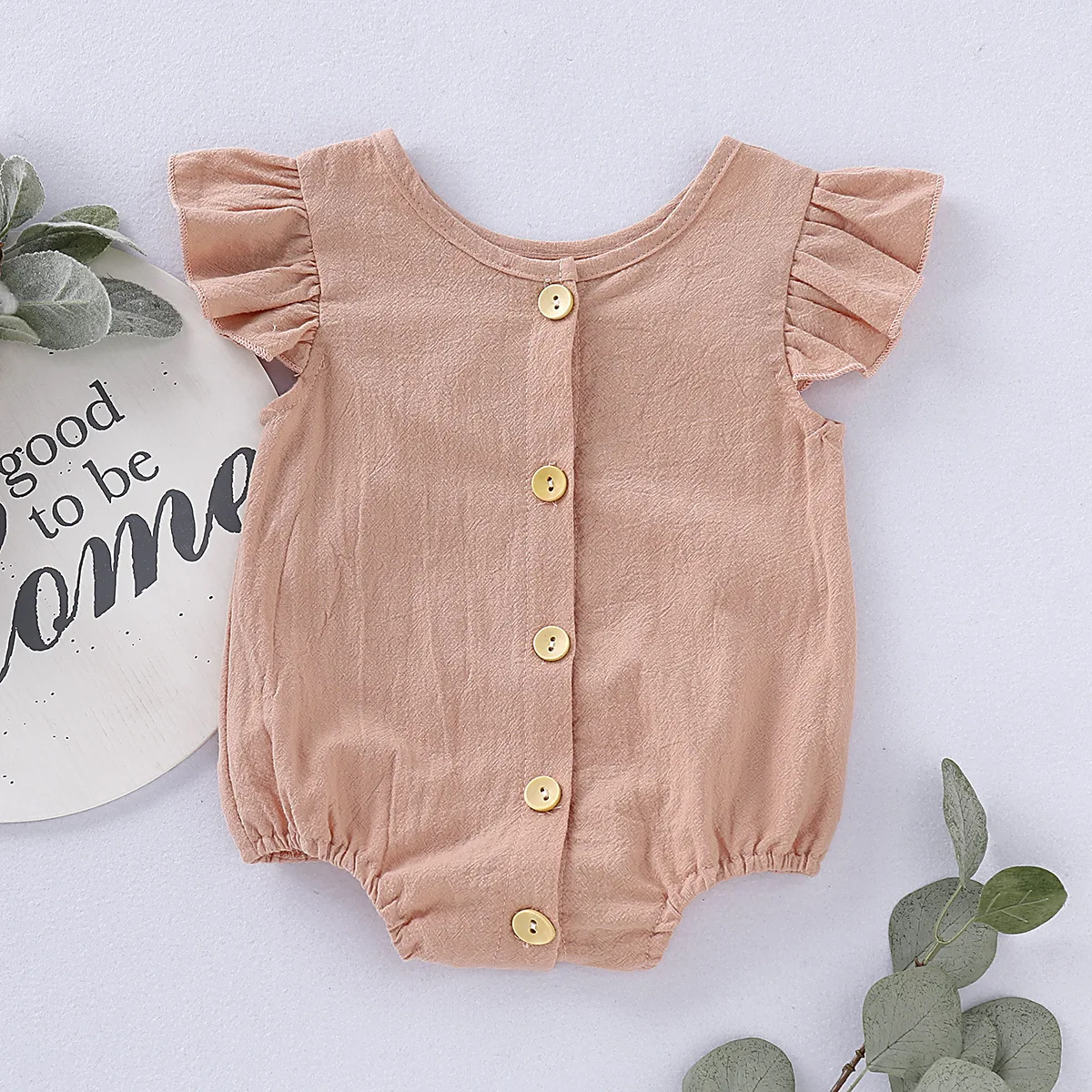 Summer Newborn Infant Baby Girls Romper Ruffles Sleeveless Infant Playsuit Jumpsuit Overalls Onepiece Baby Clothing coloured baby bodysuits