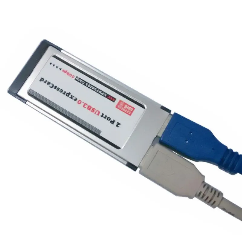 PCI Express к USB 3,0 двойной 2 порта PCI-E карта адаптер для чипсета NEC 34 мм слот ExpressCard конвертер 5 Гбит/с PCMCIA ExpressCard