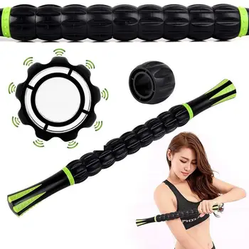 

Muscle Roller Stick Fitness Body Massage Sticks Tools For Athletes Relief Muscle Soreness Cramping And Tightness Indoor Fitness