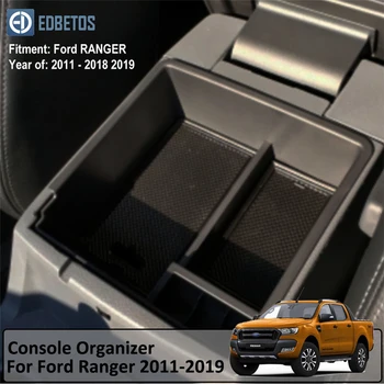 

For Center Console Armrest Storage Box Ford Ranger 2011 2012 2013 2014 2015 2016 2017 2018 2019 Organizer Storage Glove Box