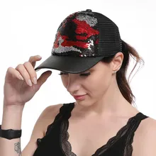 Женская бейсболка с блестками, сетчатая Регулируемая дышащая бейсбольная кепка Кепка для улицы כgorgorgorra hombre casquette бeйсболка# E