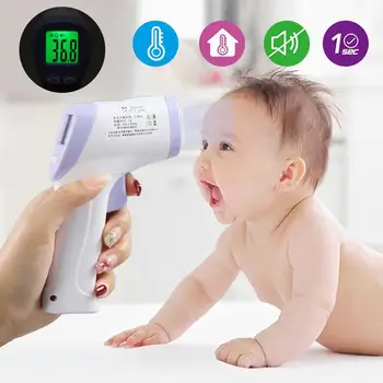 

Digital Non-contact Baby/Adult Infrared Thermometer Forehead Temperature Meter Thermometer Forehead Temperature Meter Meter Mete
