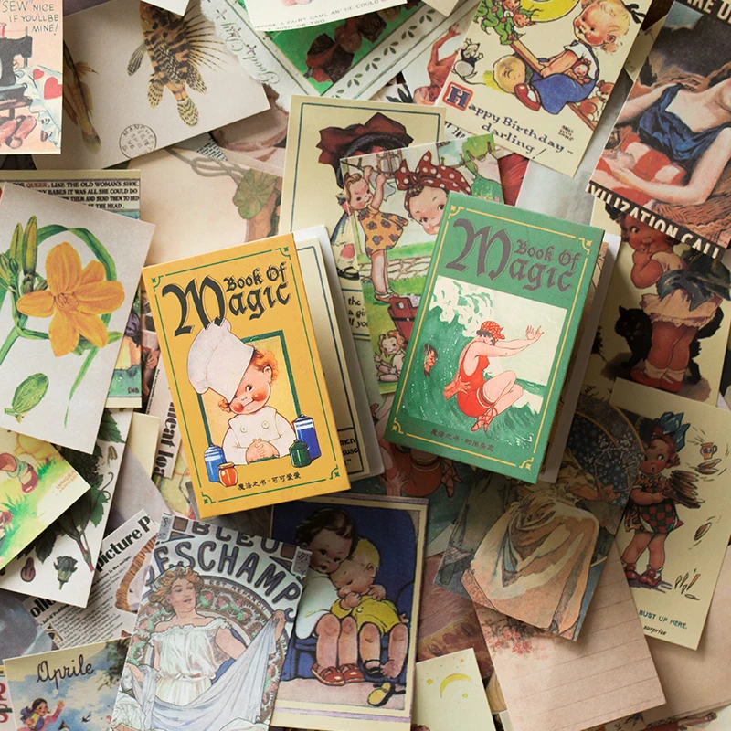 Serie de colección Bullet diario, 100 Uds., Material de papelería decorativo, libro Lomo, tarjeta Carft, papel recortes, álbum diario artesanal