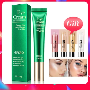 

efero Hyaluronic Acid Eye Cream Anti-Wrinkle Anti-aging Dark Circles Remover Eye Care Against Puffiness Eye Cream for Women Men