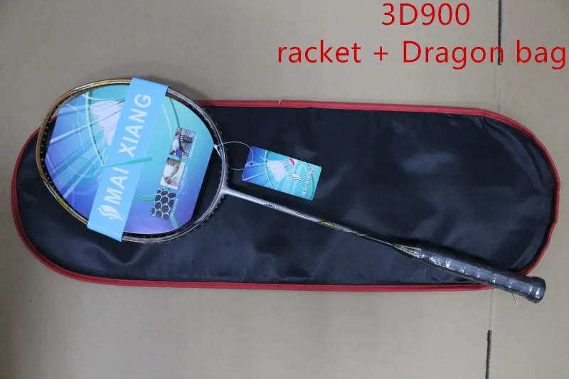 3D900 Dragon bag 3D900C ракетки для бадминтона nano carbon высокое качество 3D900 ракетка для бадминтона - Цвет: 3D900 Dragon bag