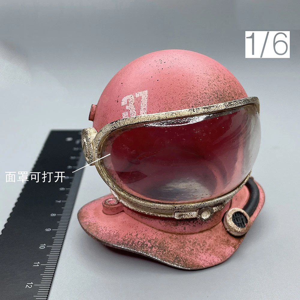 Big Sales 1/6th Trendy Pink Color Astronaut Helmet Can Be Combined Model Suit 12inch Action Doll Collectable