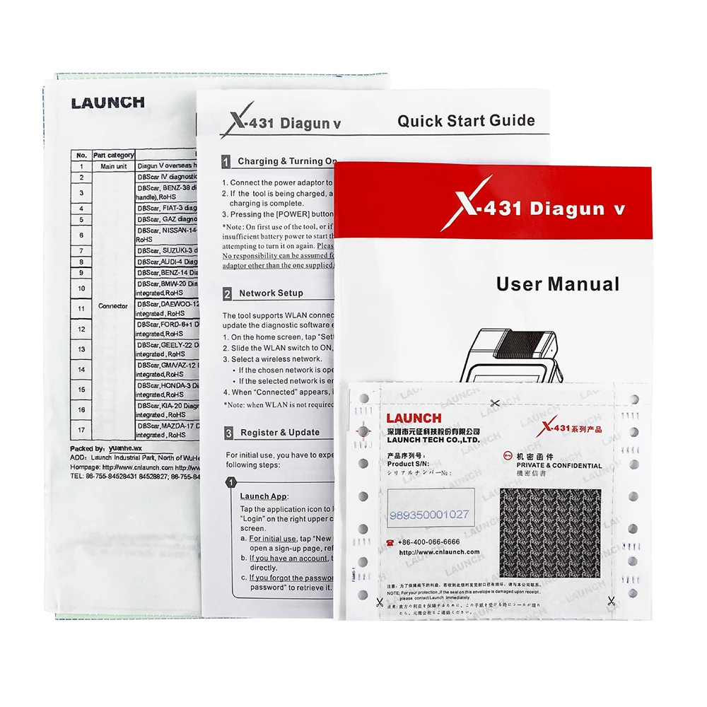 Bew прибытие LAUNCH X431 Diagun V bluetooth wifi автомобиль полная система диагностики obd2