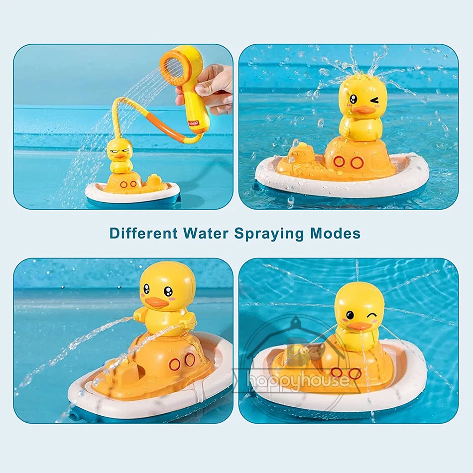 Baby Bath Toys for Kids Electric Duck Sucker Bath Toys Spray Water Toys for Kids Baby Shower Pool Bathtub Toy Sprinkler Baby Toy best baby toddler toys	