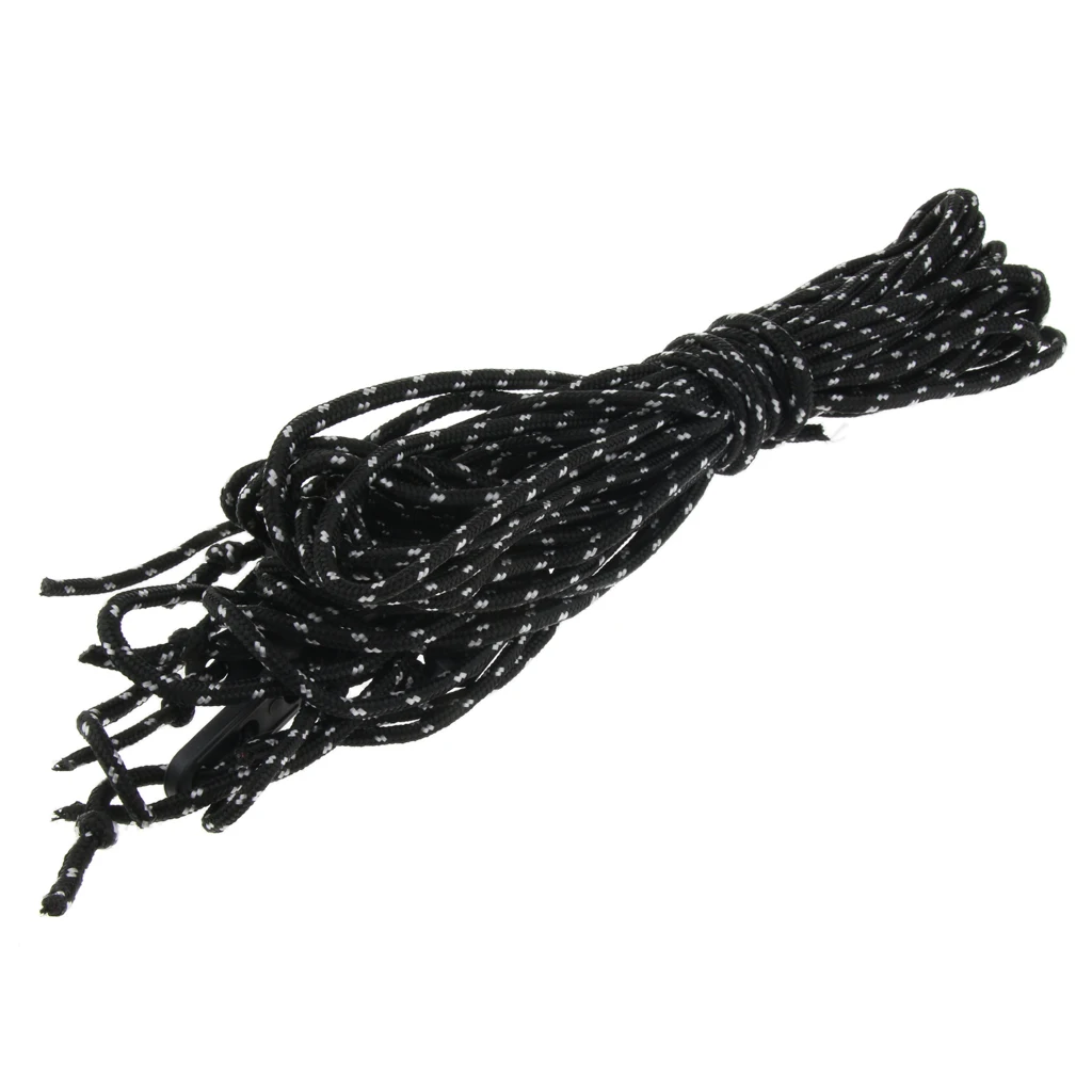 6pcs 2m Hammock Hanging Ropes Reflective Tent Guyline Cord Camping Hiking