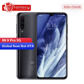 

Original Xiaomi Mi 9 pro Mi9 Pro (5G) 8GB 256GB Smartphone Snapdragon 855 Plus Octa Core 4000mAh 48MPTriple Cameras Quick Charge