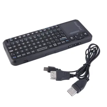 

Original iPazzPort 19s Russian Keyboard 2.4G Mini Wireless Keyboard Air Mouse with Touchpad for Google Android TV Box, Mini PC,