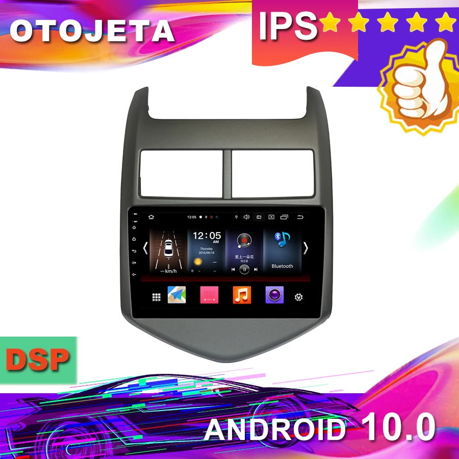Новое поступление " Android 10,0 Автомобильный gps для Chevrolet AVEO 2013 автомобильный Радио автомобильный мультимедийный 1080P магнитофон bluetooth навигация