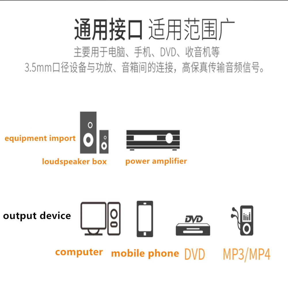 HIFI  Nordost silver aux 3.5mm  headset plug to 2rca jack  Audio signal line Computer and audio connection  cable 2rca cables