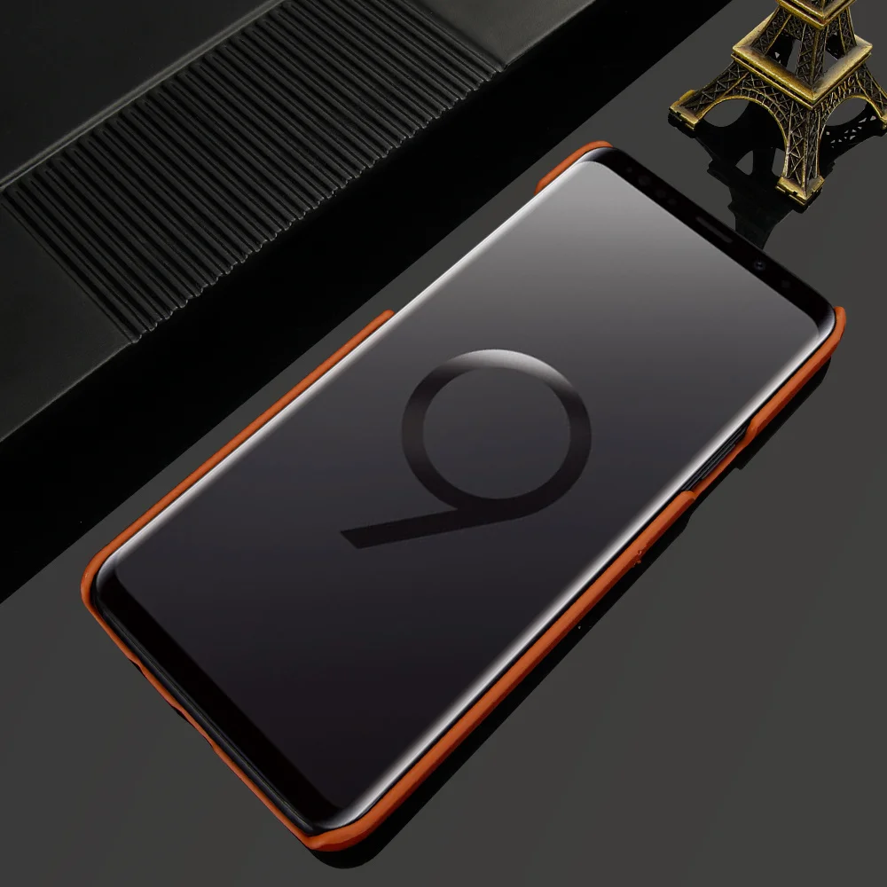 Винтажный чехол из искусственной кожи Waxy для samsung Galaxy S9 Plus, Чехол-держатель для задней карты для samsung S9, чехол для телефона samsung S9/S9 Plus