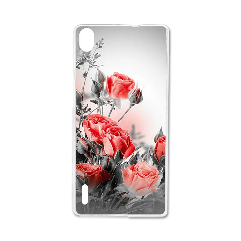 Q104 Чехол для телефона huawei Ascend P7 чехол s силиконовый окрашенный Бампер для huawei P20 P30 P10 Lite Pro Plus P9 P8 Lite mini чехлы - Цвет: Q104