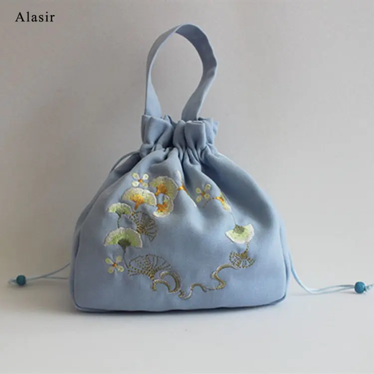 Alasir, винтажные сумки с вышитыми цветами, женские мини-сумки, сумки для телефона, кошелек, маленькая хлопковая ткань, милая сумка-мешок для рук