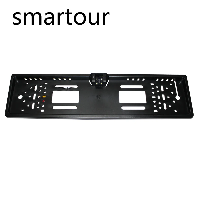 Smartour Автомобильная камера заднего вида, водонепроницаемая, Европейская Рамка номерного знака, Парктроник, обратная камера, 4 светодиодный, ночное видение, камера заднего вида