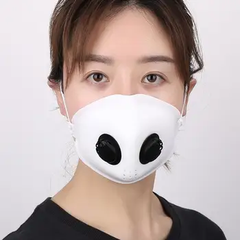 

Breathable Anti Dust Unisex Fog Windproof Mouth Mask Outdoor Sports Cycling Silicone Face Mask Silicone + Filter Comfortable