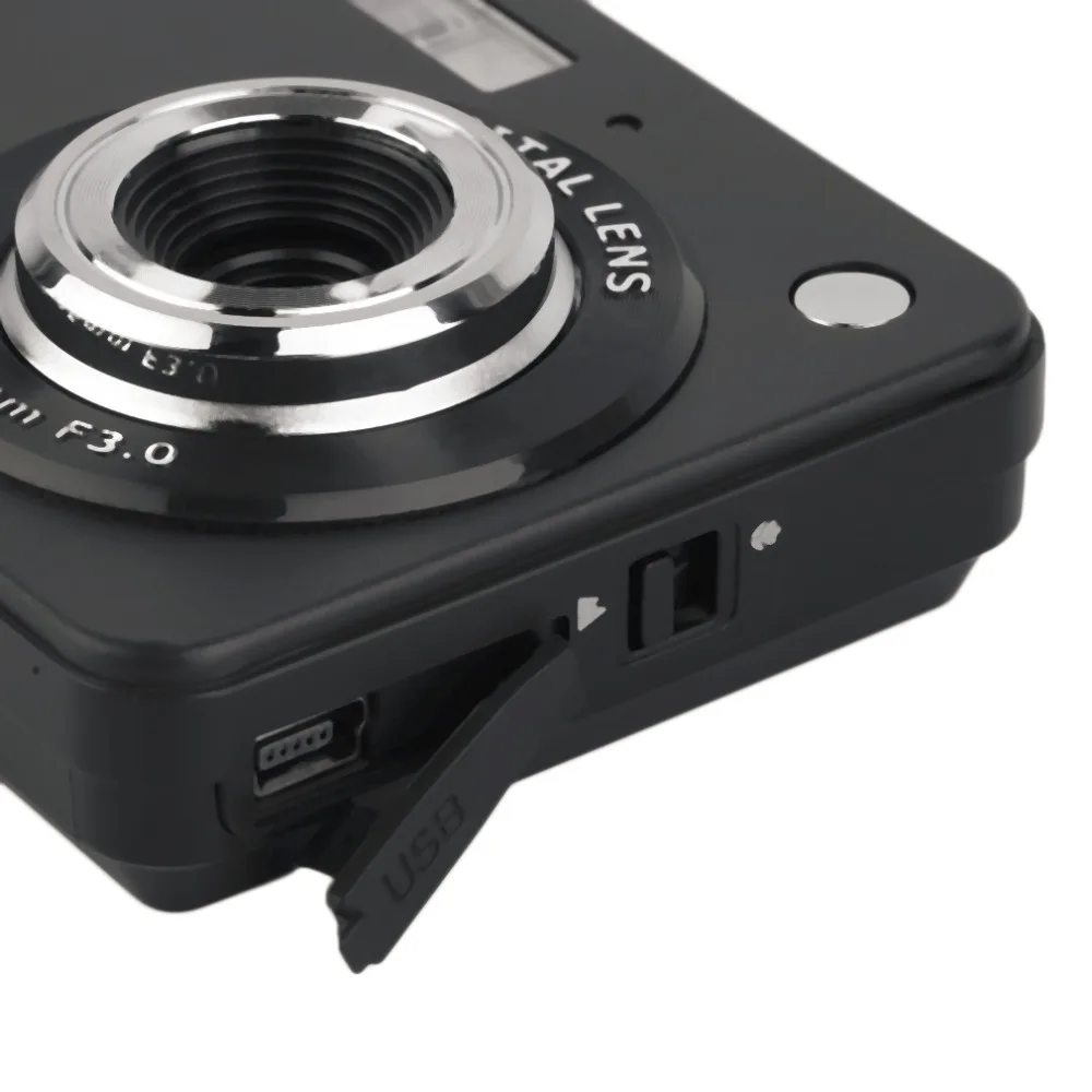 2,7 ''TFT MicroSD ЖК-дисплей HD 720P 18MP Цифровая видеокамера Камера 8x зум-объектив Anti-shake фото на тонкоплёночных транзисторах до 32G USB кабель для зарядного устройства