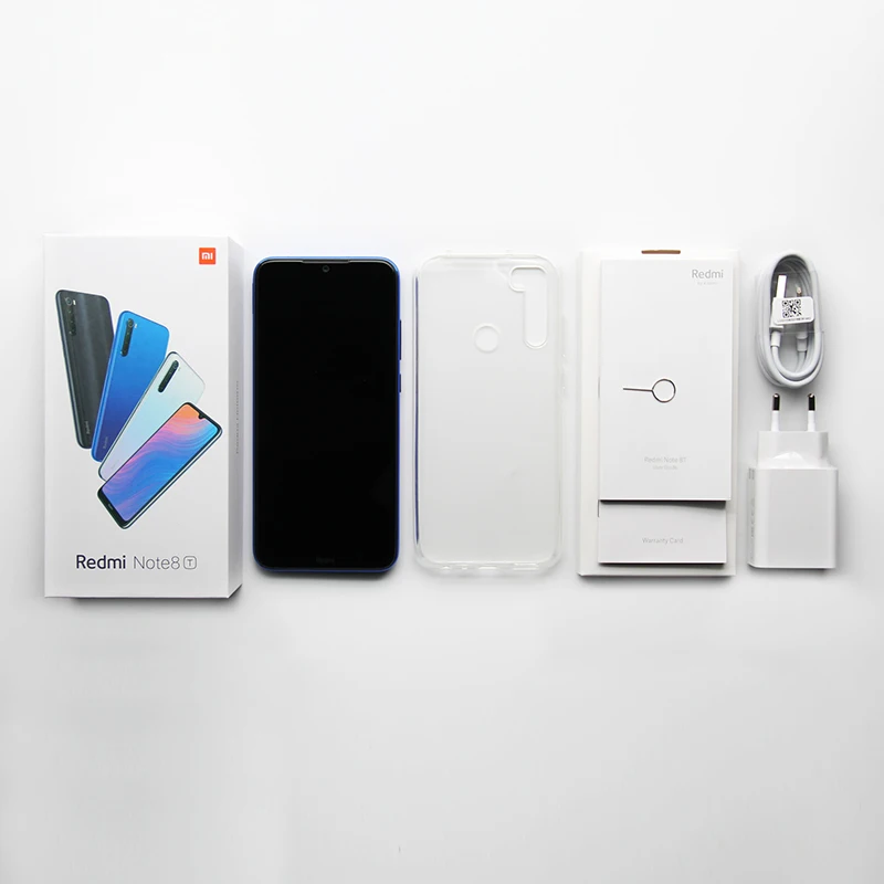 Xiaomi Redmi Note 8 T, глобальная версия, 4 Гб ОЗУ, 128 Гб ПЗУ, NFC, мобильный телефон, 48мп, четырехъядерный процессор Snapdragon 665, четыре ядра, 4000 мА/ч