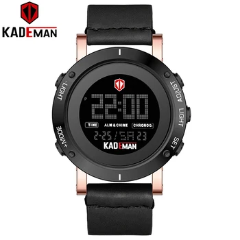 

KADEMAN Luxury Top Brand Sport Men Watch Military Watches Alarm Shock Digital Dispaly Resistant Waterproof Watches Reloj Hombre