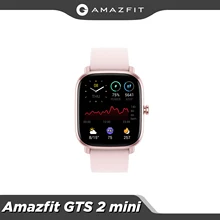 Auf Lager Original Amazfit GTS 2 Mini Smartwatch Bluetooth 5,0 Weibliche Zyklus Tracking 14 Tage Batterie Lebensdauer GPS Sport Für android