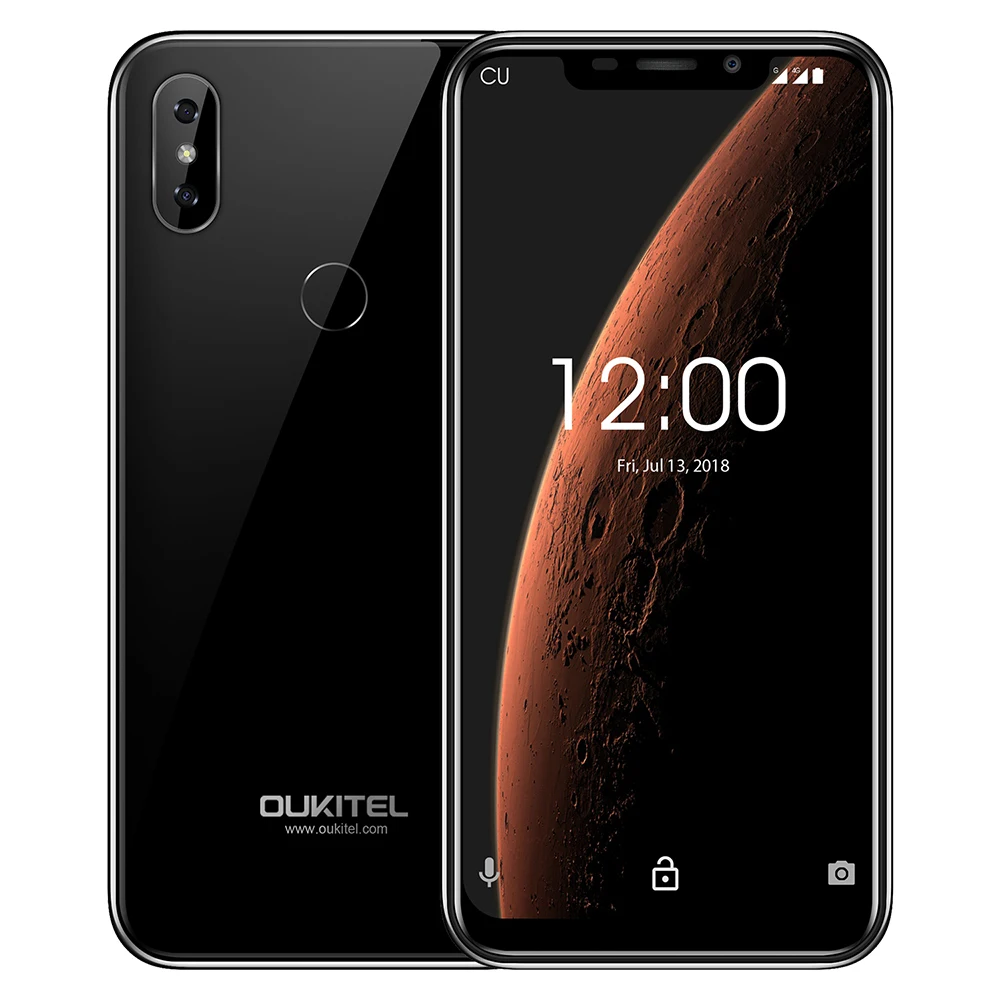 

OUKITEL C13 Pro 6.18 inch 4G Mobile Phone Android 9.0 Quad Core 1.5GHz IMG 8XE 1PPC 2GB RAM 16GB ROM Camera 3000mAh Smartphone