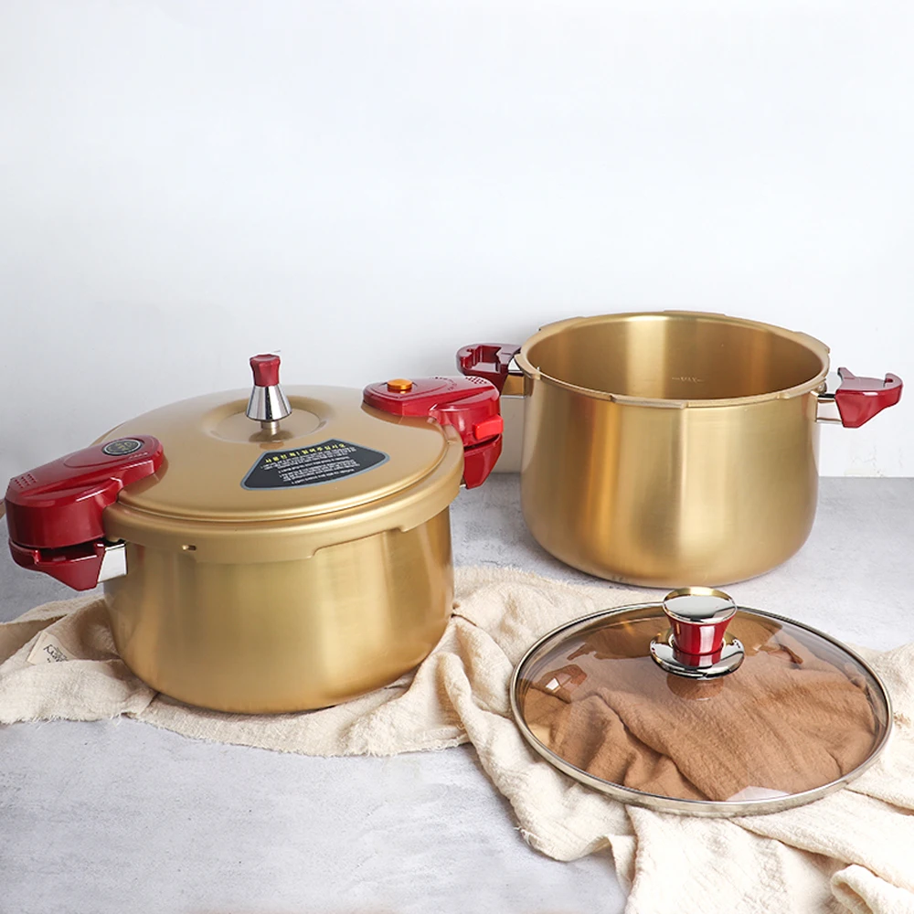 Pressure cooker Stainless steel explosion-proof soup pot cooking set steamer kitchen cookware induction Casserole pan | Дом и сад