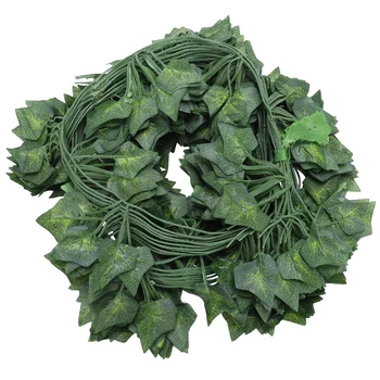 

12 x artificial plants of vine false flowers ivy hanging garland for the wedding party Home Bar Garden Wall decoration Outdoor I