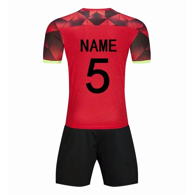 Комплект мужской футбольной одежды трикотажная футболка для волейбола