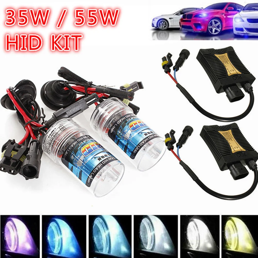 HID комплект стабильный HID лампы Замена H1 8000K 2 шт прочный автомобиль HID комплект