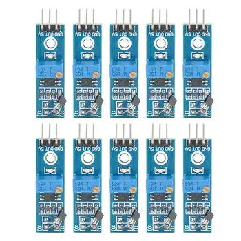 

transmitter audio receiver adaptador 10PCS Hall Switch Magnetic Sensor Modules Counter Detection for