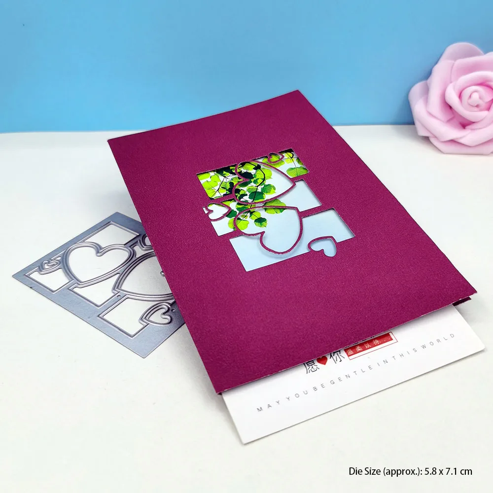

Love Metal Cutting Dies Scrapbooking Embossing Folders For DIY Album Card Making Craft Stencil Greeting Photo Paper