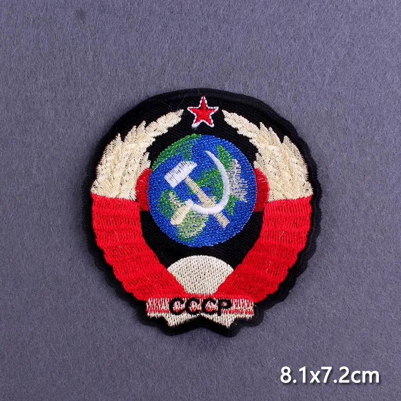 DIY Москва футбол Клубные нашивки с вышивкой и полосатым значком патч железа на