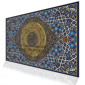 

Large 700*400mm Gaming Persian Carpet Rug Rubber Mouse Pad Retro Style Craft XL Mousepad Laptop Gamer Keyboard Non-slip Mice Pad