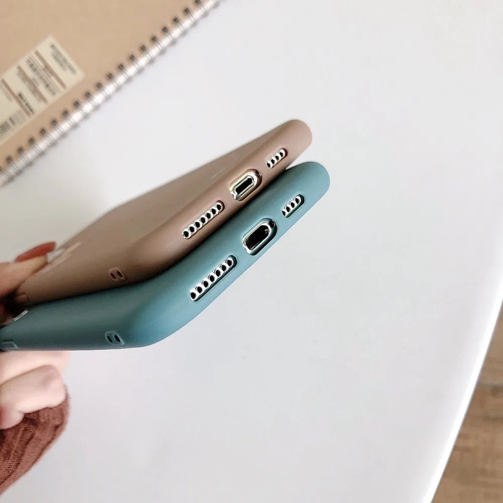 Чехол для телефона iPhone XS XR X 8 7 Plus 6S 12 mini с забавным мультяшным рисунком мягкий