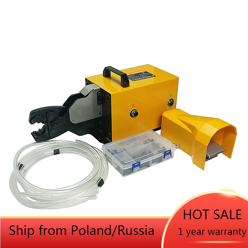 

AM240 Heavy Duty Pneumatic Crimping Tool Crimp 6-240mm2 Cable Terminals and Lugs