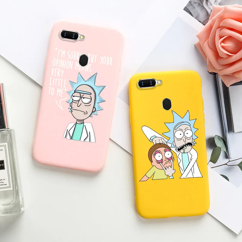 

Soft TPU Case For OPPO Realme 5 Pro Cases Cute Cartoon Silicone Candy Color Painted Phone Cover For OPPO Realme 3 Pro Covers Bag