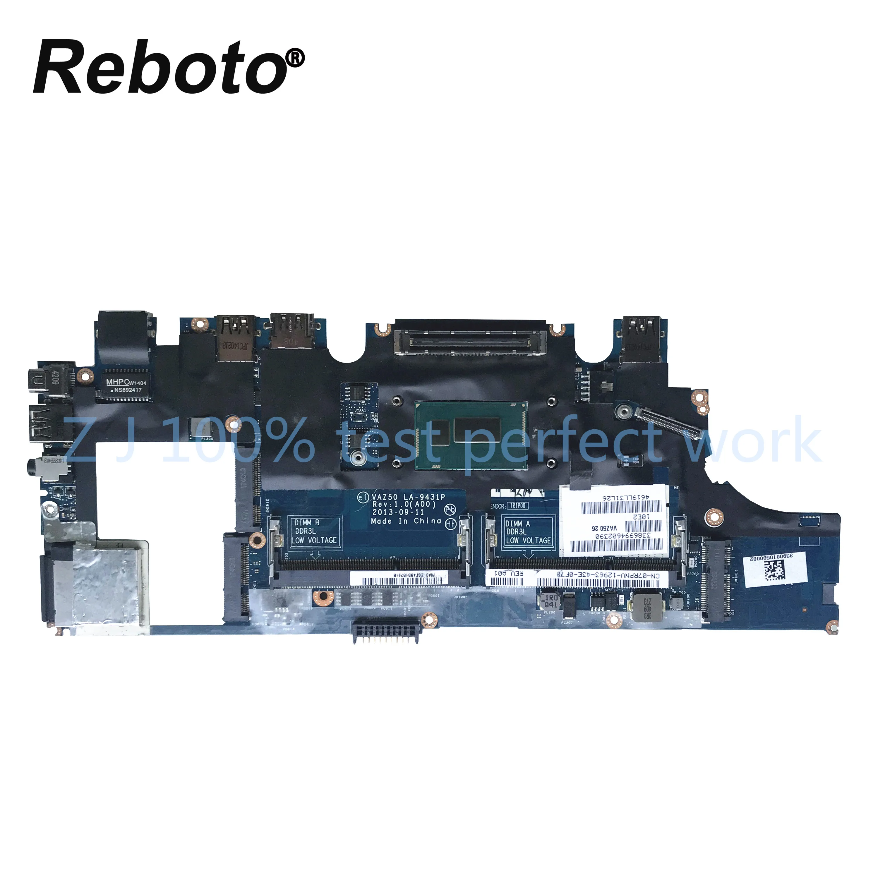 Для Dell E7240 материнская плата для ноутбука VAZ50 LA-9431P CN-07RPNV 07RPNV 7RPNV с SR1E0 i5-4300U DDR3L MB протестированная Быстрая
