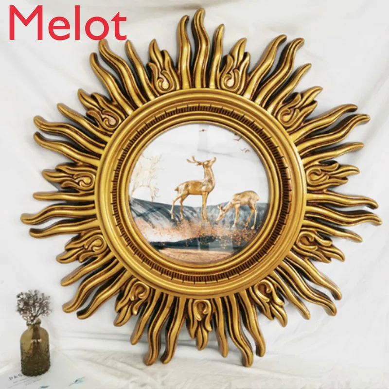 

Европейское зеркало Аполлон, настенное зеркало, для гостиной и ванной комнаты, ресторана, украшение для дома, коридора настенные, декоративные, для зеркала