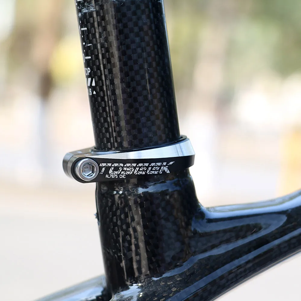 Bike Seatpost Clamp 31.8 34.9mm Aluminum Alloy for Mountain Bicycle